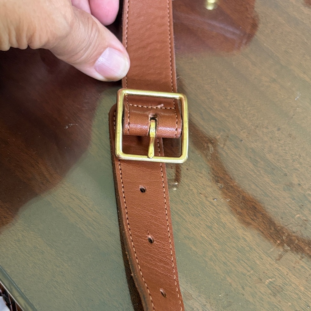 Coach Brown Leather Saddle Bag - Picture 3 of 9